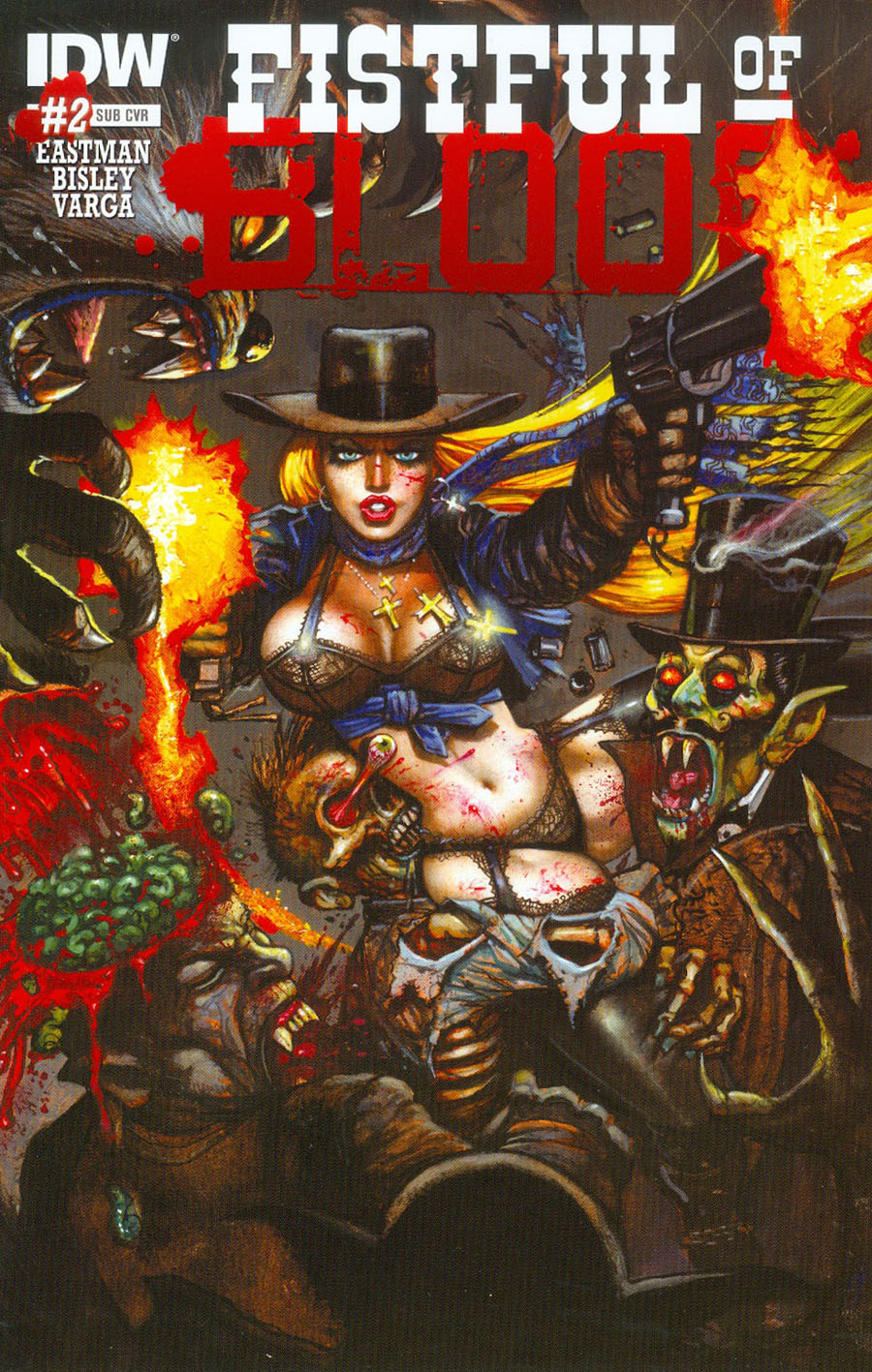 Fistful Of Blood #2 Cover B Variant Kevin Eastman Subscription Cover