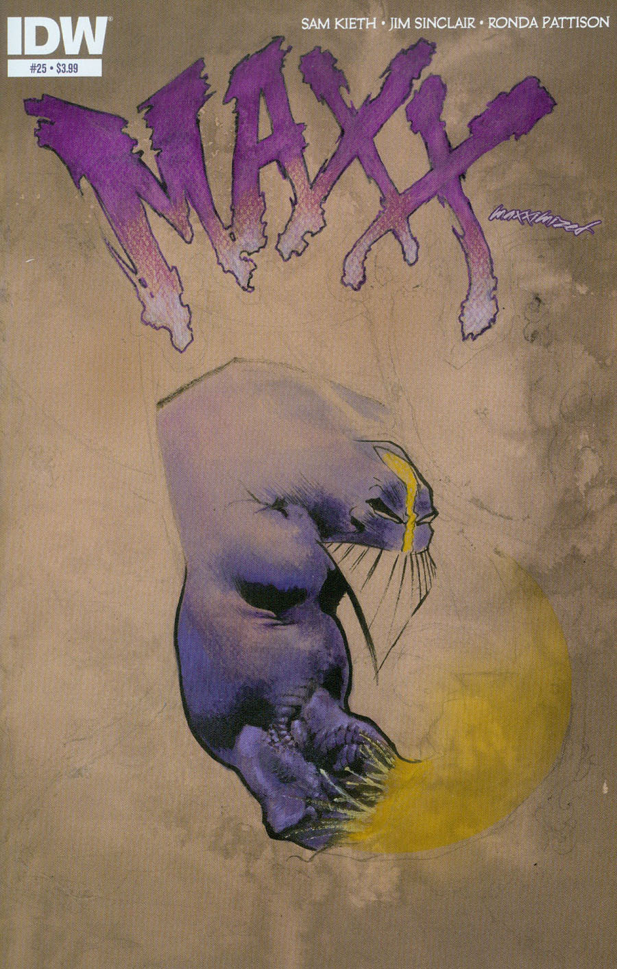 Maxx Maxximized #25 Cover A Regular Sam Kieth Cover