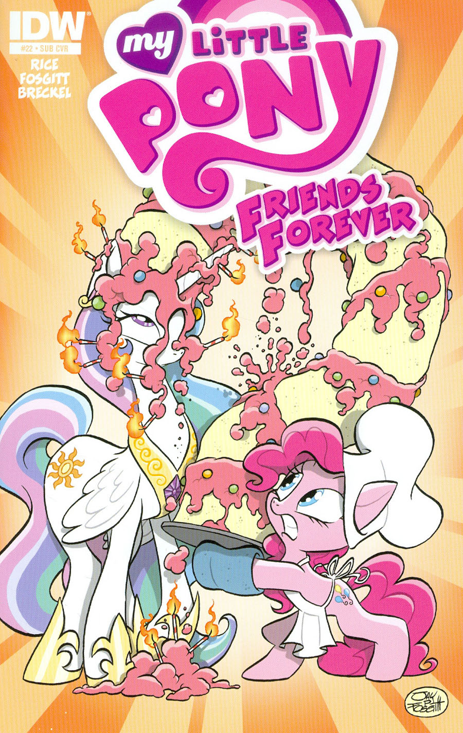 My Little Pony Friends Forever #22 Cover B Variant Jay Fosgitt Subscription Cover