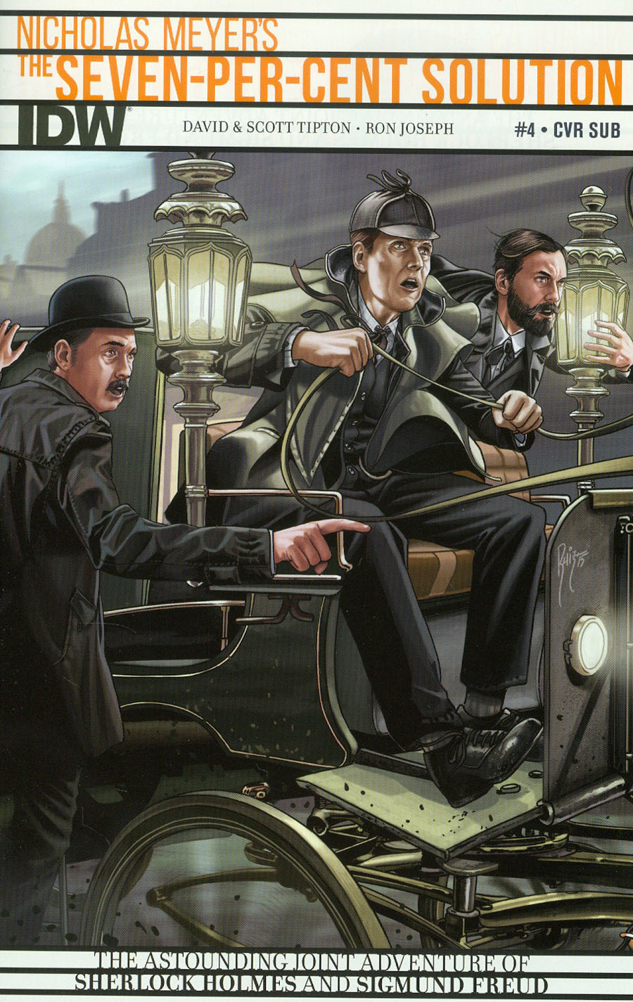 Sherlock Holmes Seven-Per-Cent Solution #4 Cover B Variant Juan Carlos Ruiz Subscription Cover