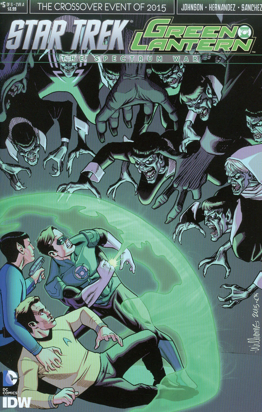 Star Trek Green Lantern #5 Cover A Regular David Williams Cover