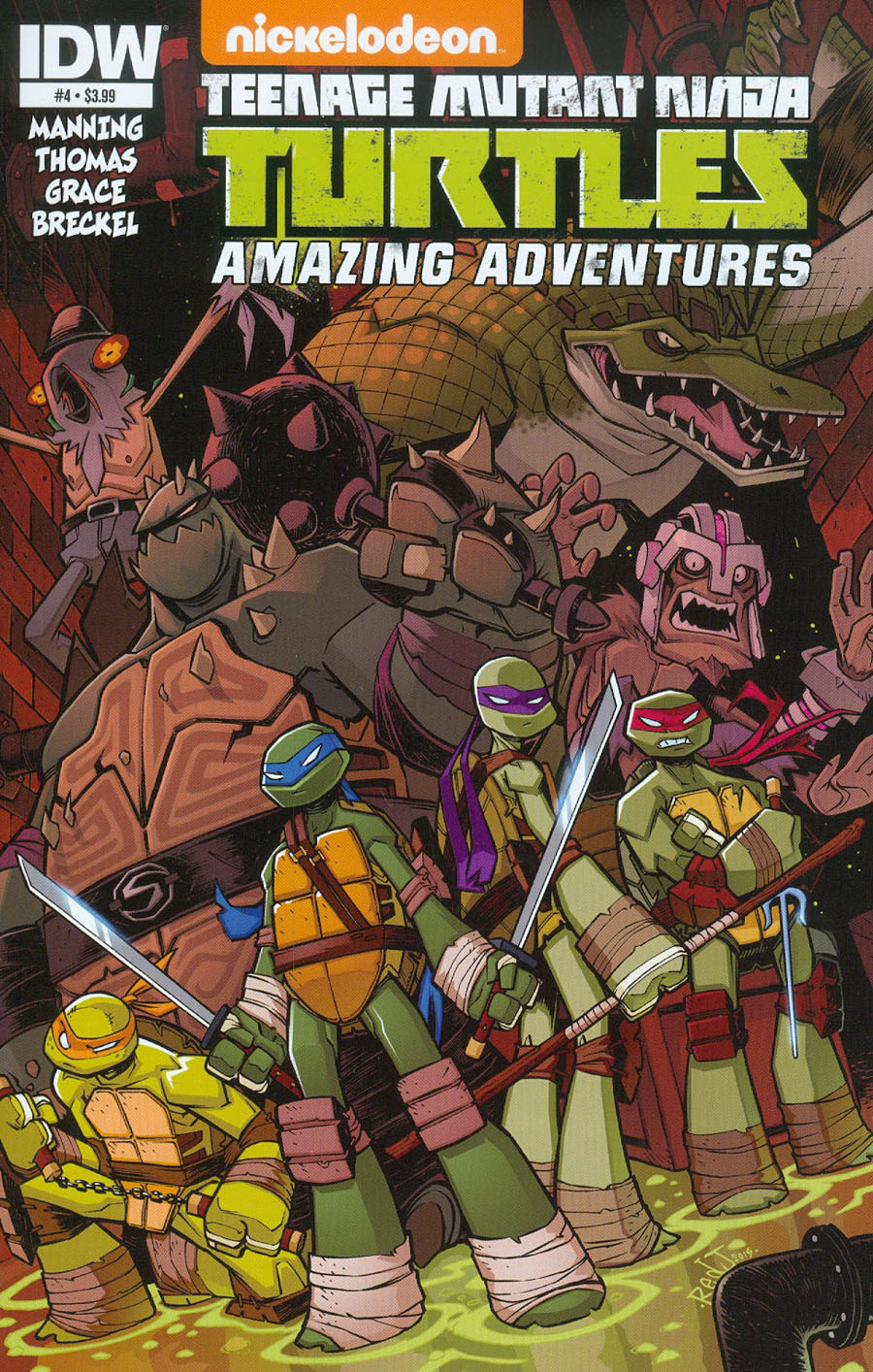 Teenage Mutant Ninja Turtles Amazing Adventures #4 Cover A Regular Jon Sommariva Cover