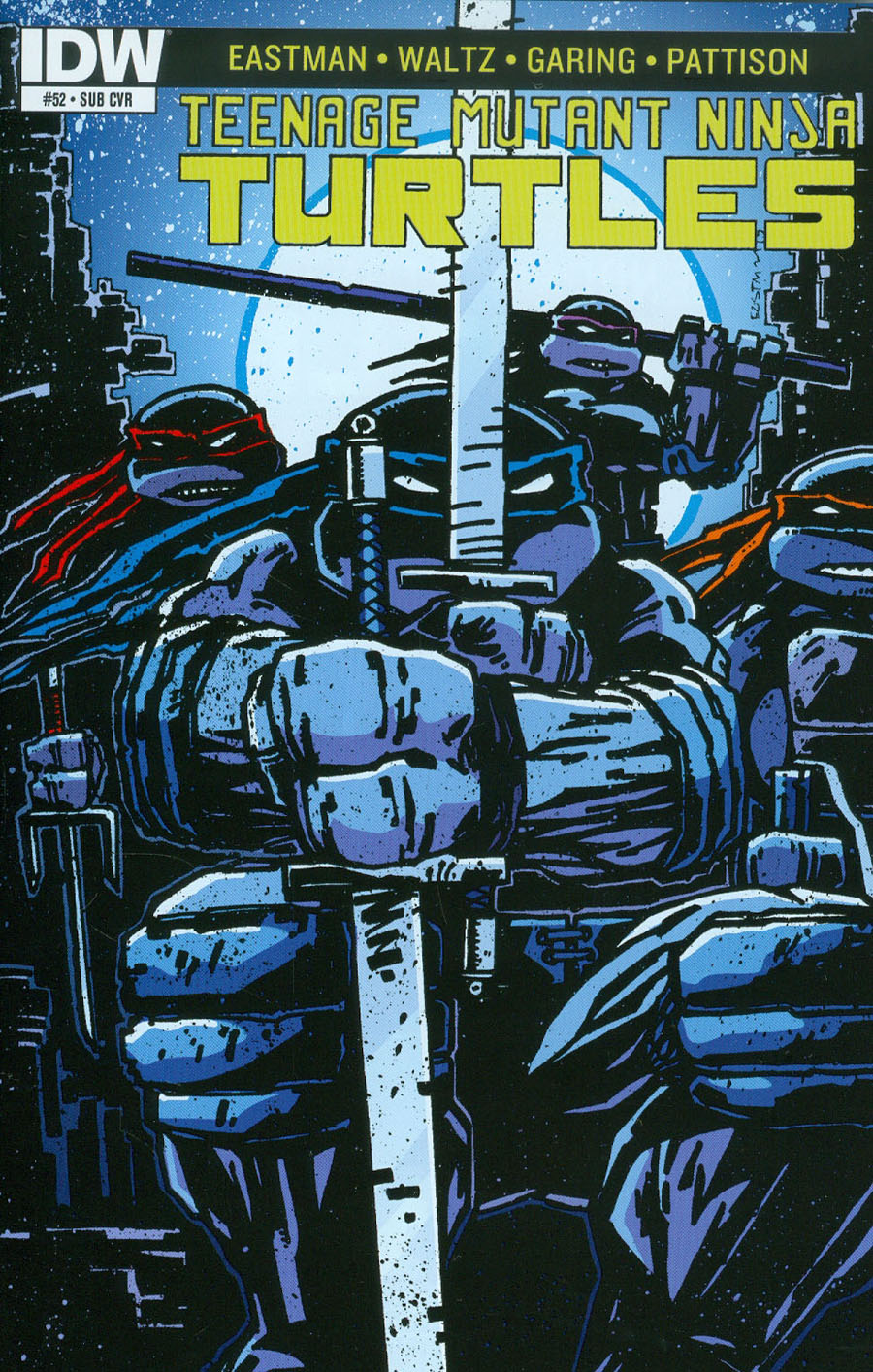 Teenage Mutant Ninja Turtles Vol 5 #52 Cover B Variant Kevin Eastman Subscription Cover