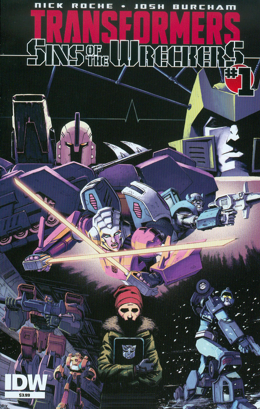 Transformers Sins Of The Wreckers #1 Cover A Regular Nick Roche Cover