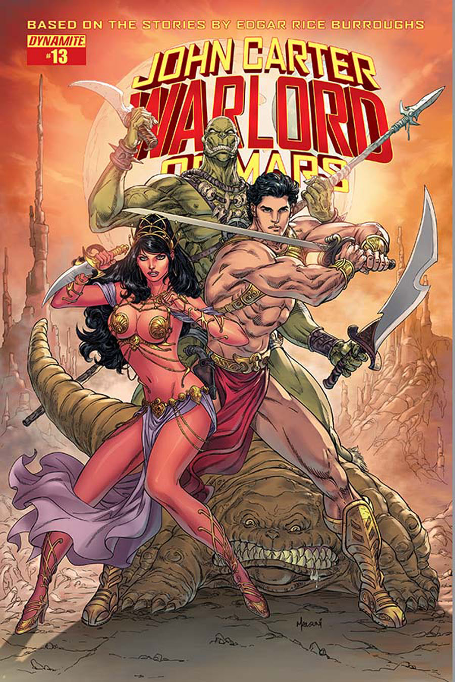 John Carter Warlord Of Mars Vol 2 #13 Cover B Variant Abhishek Malsuni Cover