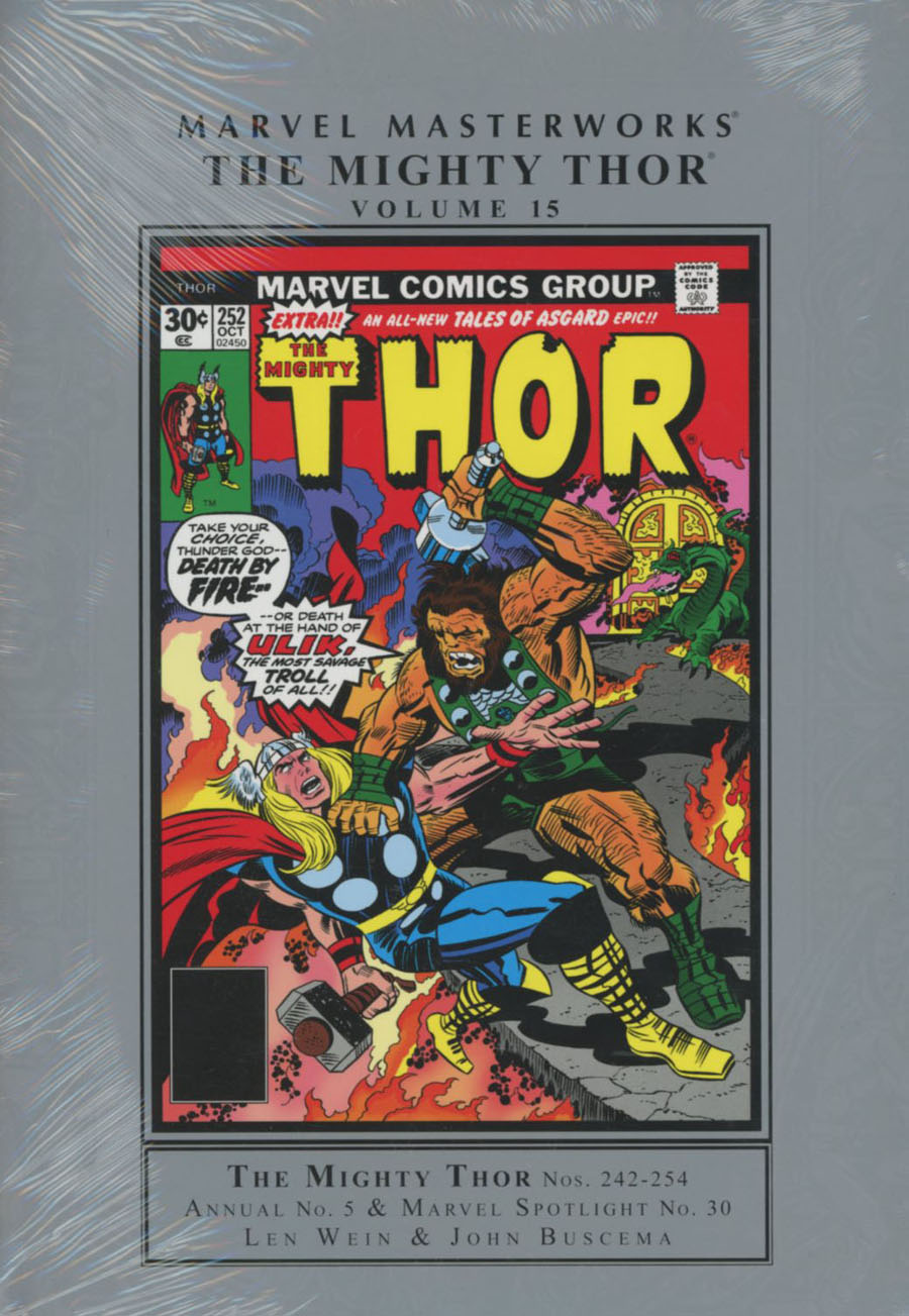 Marvel Masterworks Mighty Thor Vol 15 HC Regular Dust Jacket