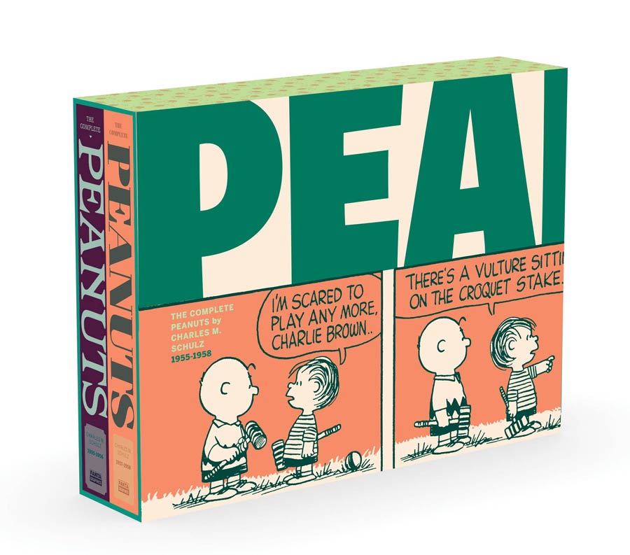 Complete Peanuts Vol 3 & 4 1955-1958 Slipcase TP