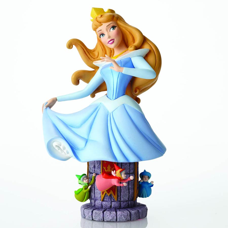 Grand Jester Aurora With 3 Fairies Mini Bust