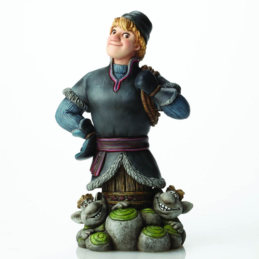 Grand Jester Frozen Kristoff With Trolls Mini Bust