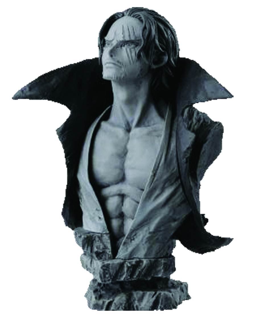 One Piece Creator X Rough Edges Shanks Bust Black & White Version