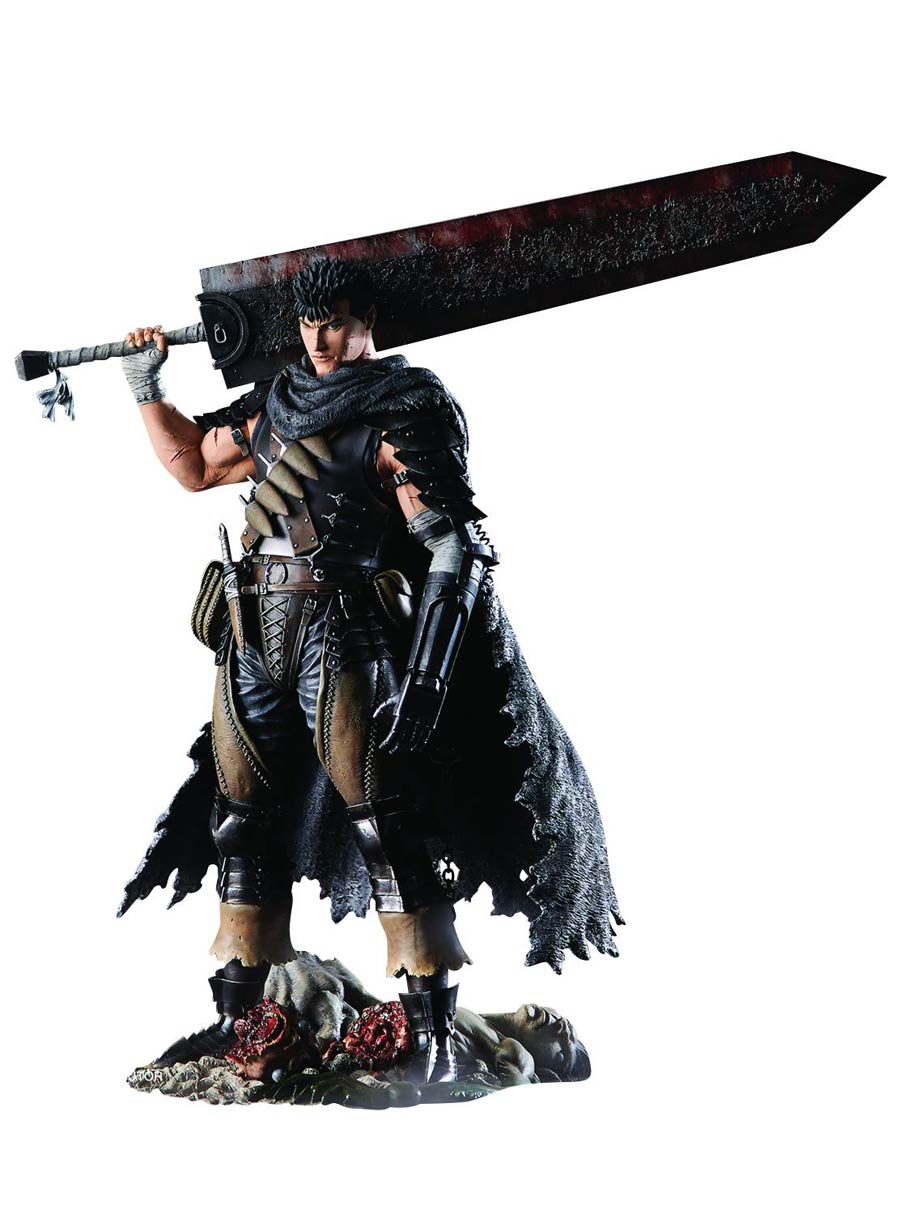 素晴らしい品質 the (Black ベルセルク Guts black swords 12” Figure