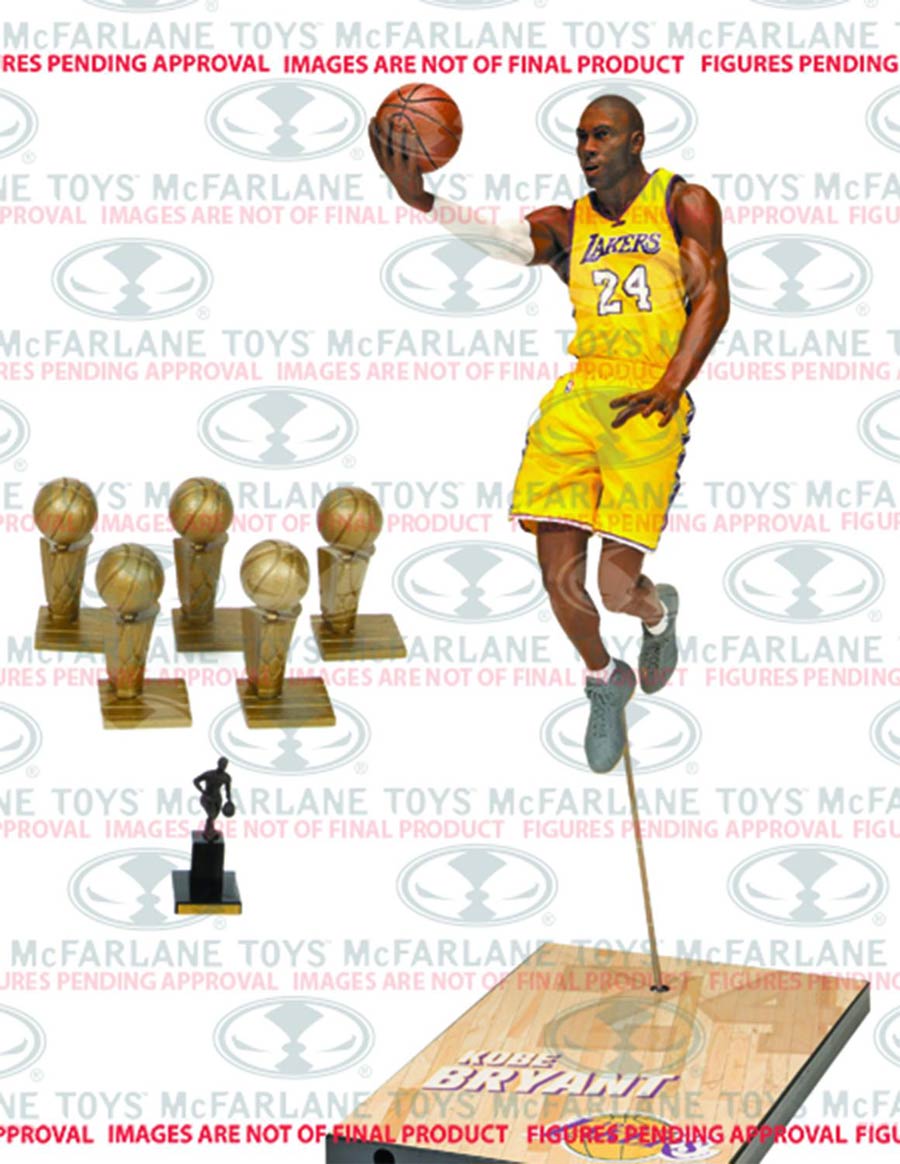McFarlanes Sports Picks NBA Kobe Bryant Limited Edition Action Figure Collectors Box Case