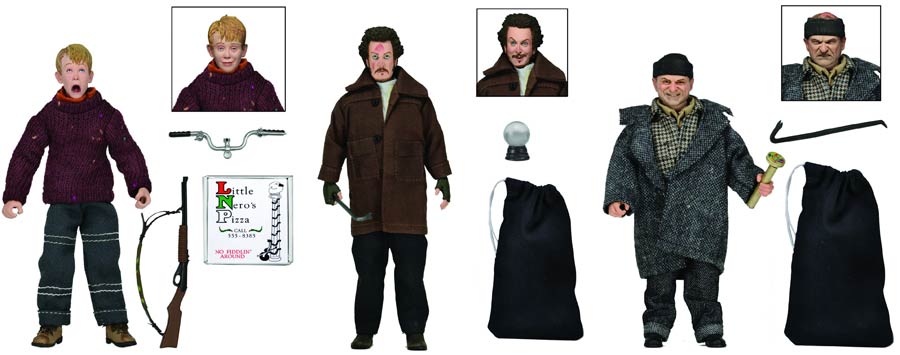 Home Alone 8-Inch Clothed Action Figure Assortment Case