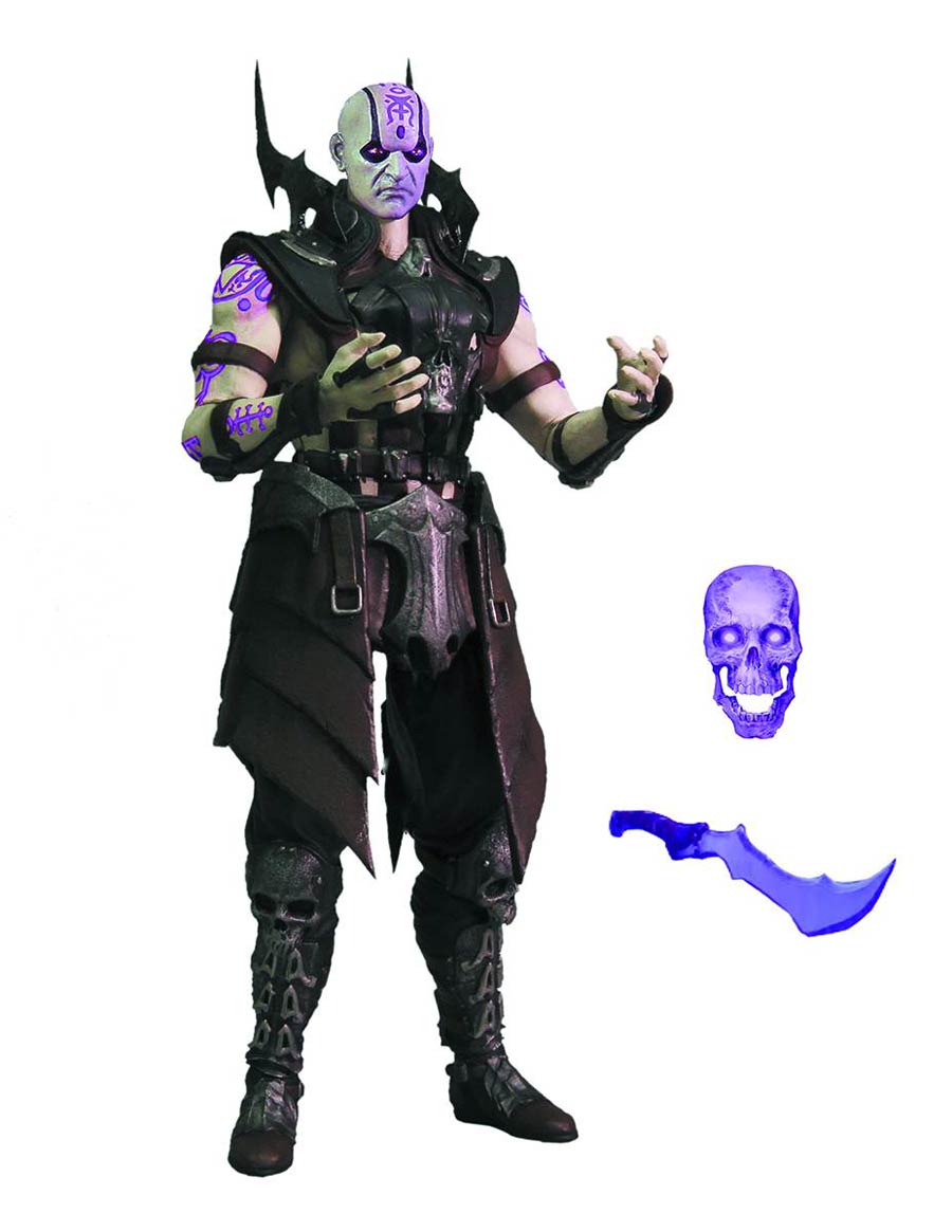 Mortal Kombat X Quan Chi Sorcerer Variant Previews Exclusive 6-Inch Action Figure