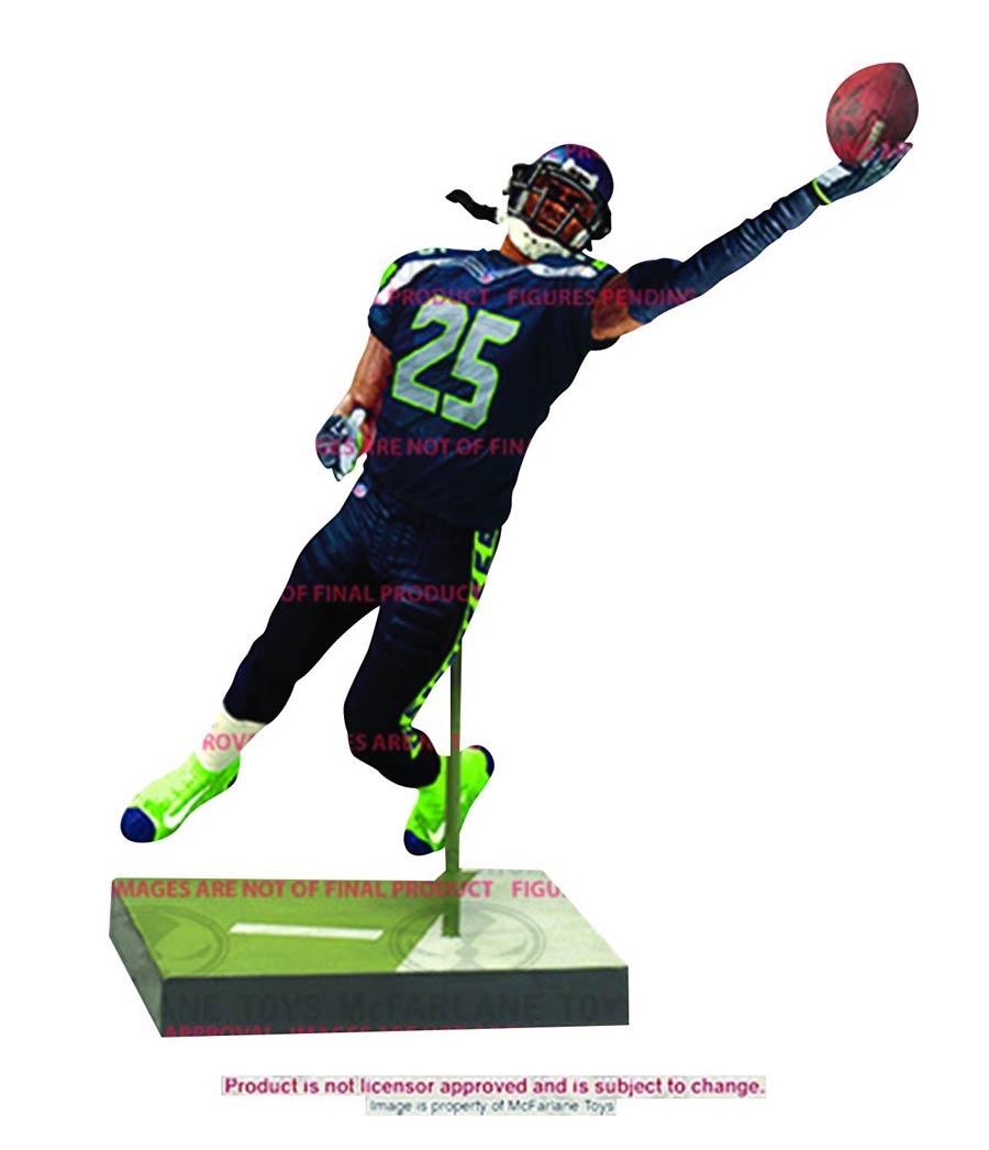 McFarlanes Sports Picks NFL Series 36 Richard Sherman Action Figure Case
