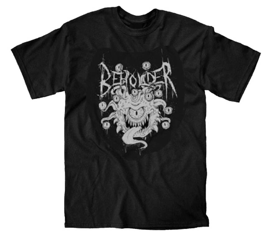 Dungeons & Dragons Beholder Metal Black T-Shirt Large