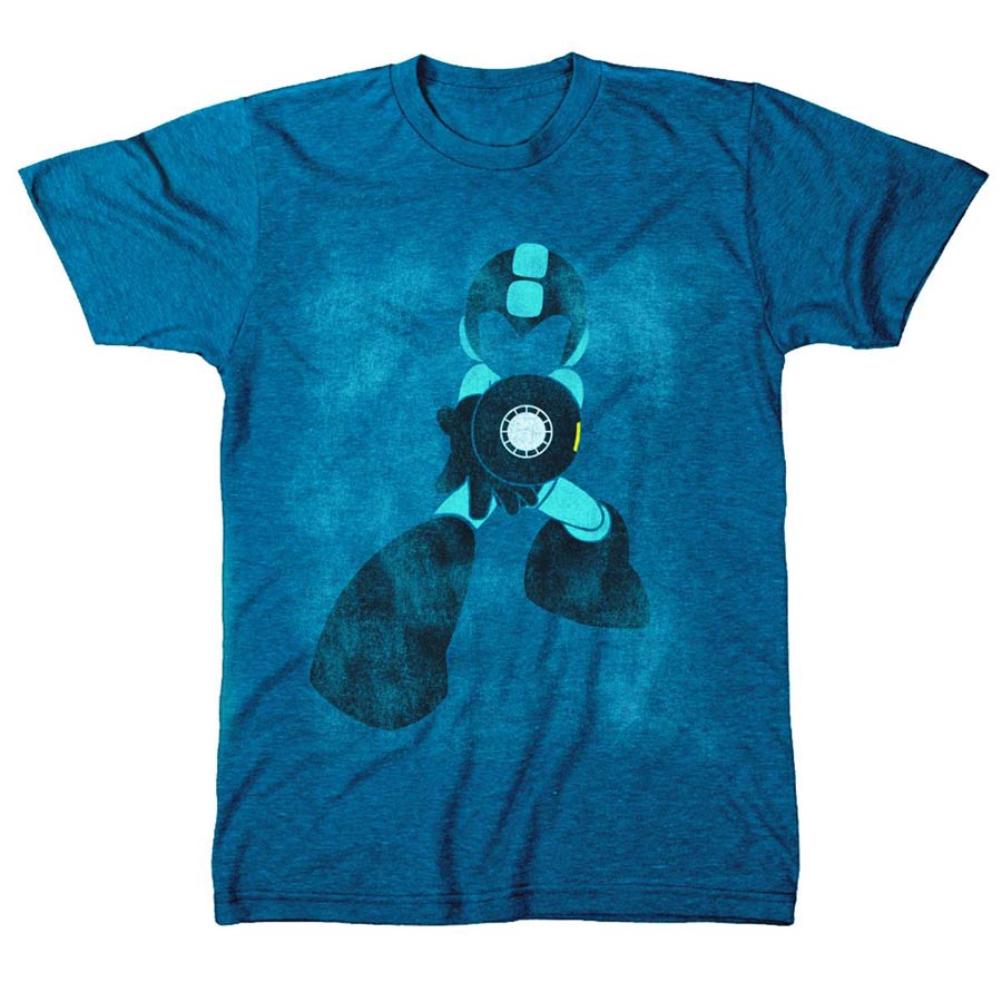 Mega Man Mega Man Shooting Previews Exclusive Royal Heather T-Shirt Large