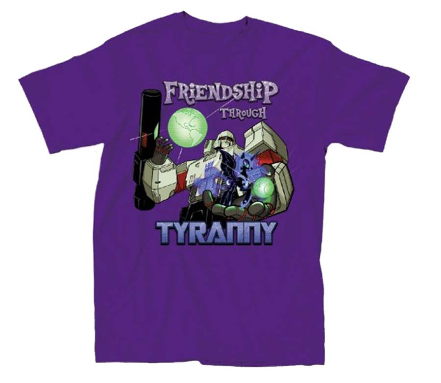 My Little Pony Friendship Through Tyranny Purple T-Shirt Large