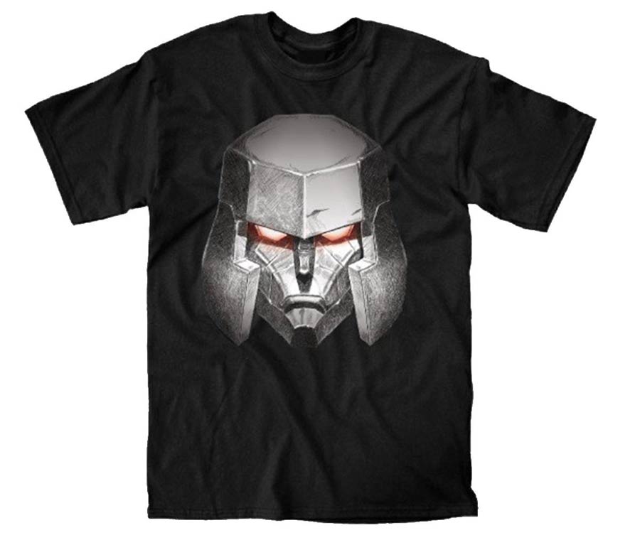 Transformers Megatron Portrait Black T-Shirt Large