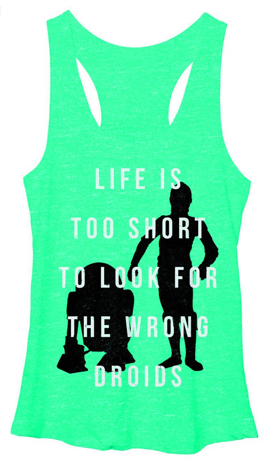 Star Wars Wrong Droids Black Womens Tank T-Shirt Large