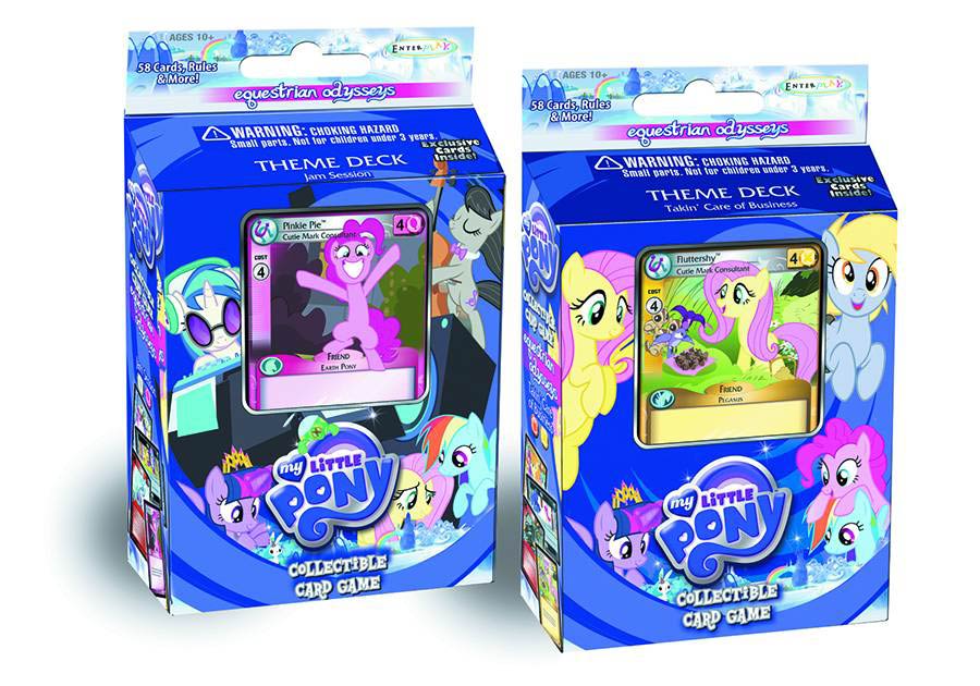 My Little Pony Equestrian Odysseys Theme Deck Display