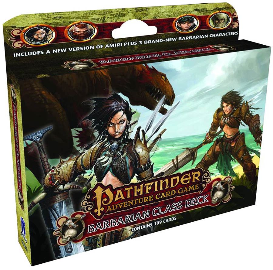 Pathfinder Adventure Card Game Barbarian Class Deck