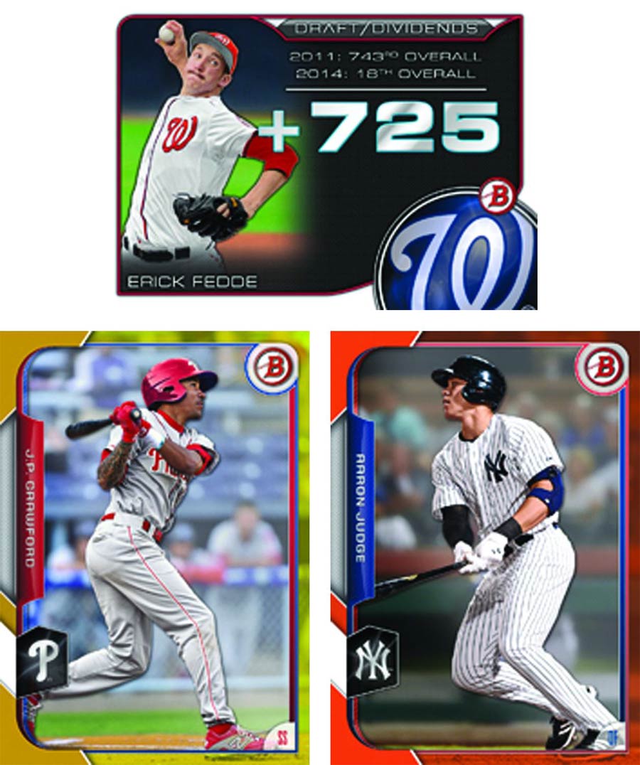 Bowman 2015 Draft Baseball Trading Cards Jumbo Box