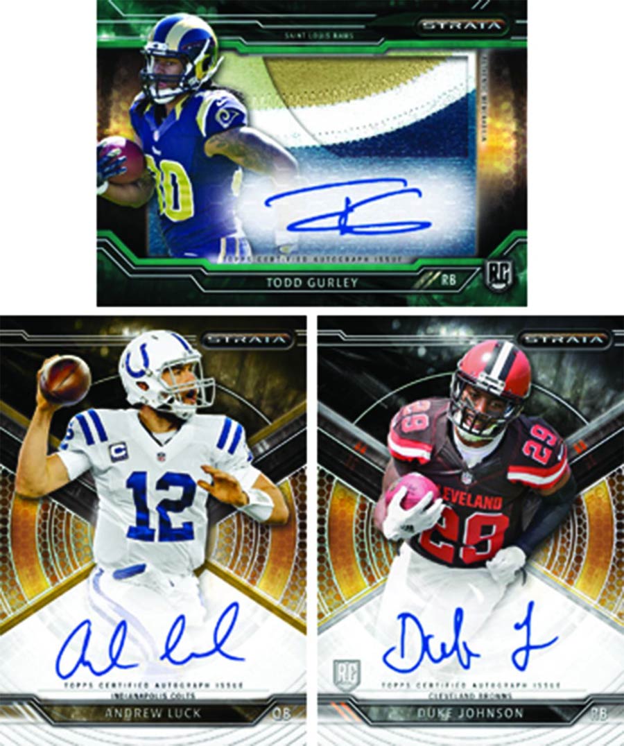 Topps 2015 Strata Football Trading Cards Box