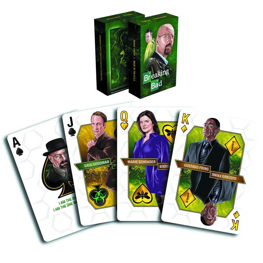 Breaking Bad Playing Cards - Classic Green