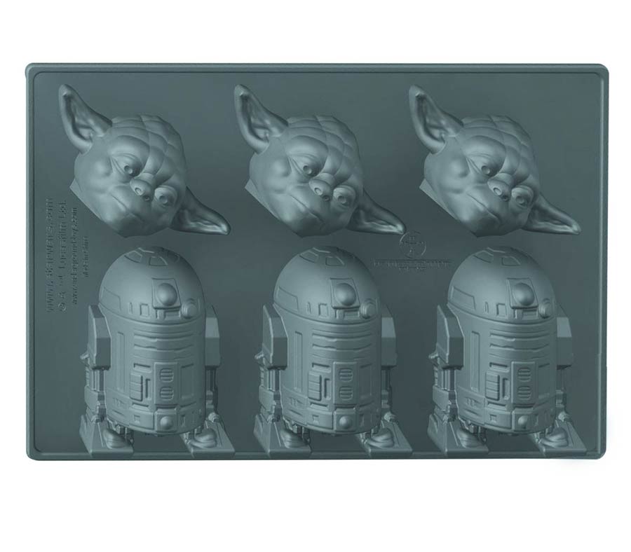 Star Wars Ice Cube Tray - Yoda / R2-D2