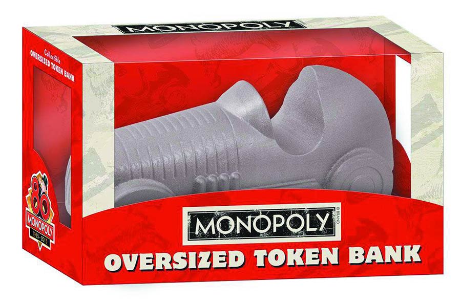 Monopoly Oversized Token Vinyl Bank - Car