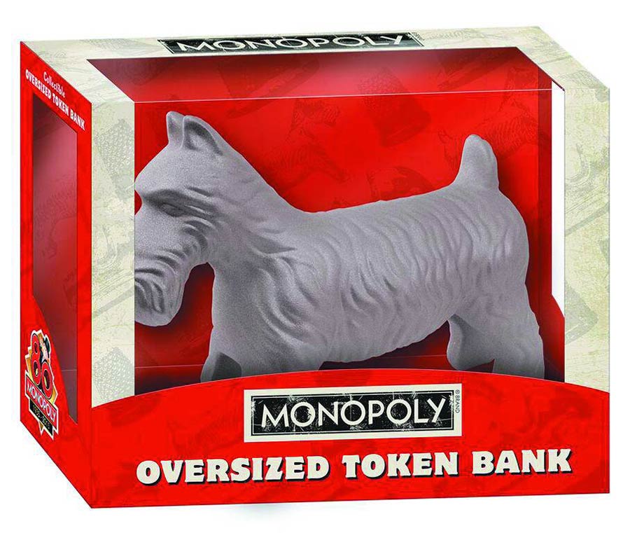 Monopoly Oversized Token Vinyl Bank - Dog