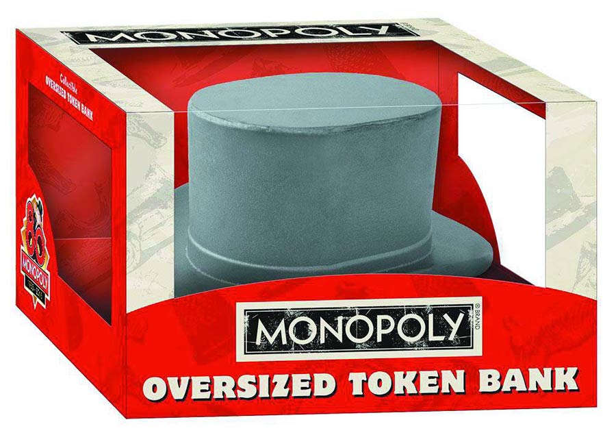 Monopoly Oversized Token Vinyl Bank - Hat