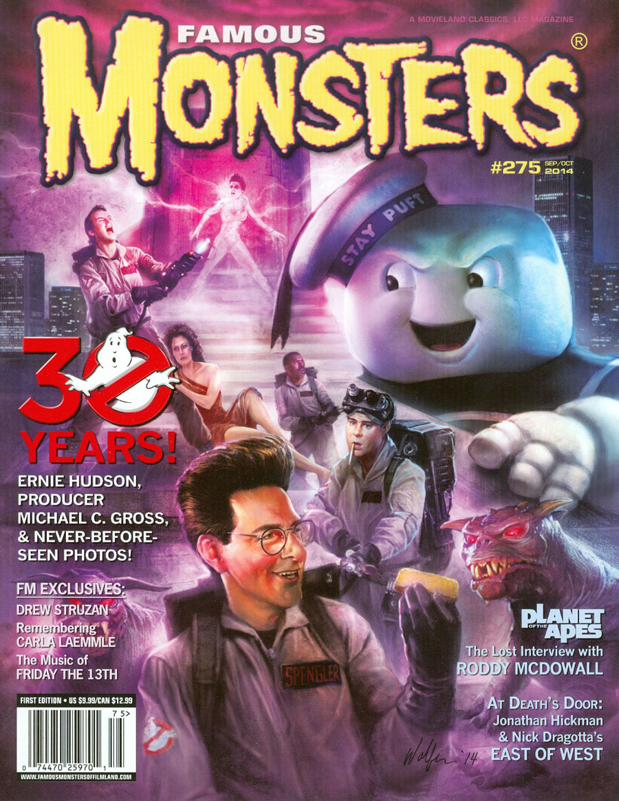 Famous Monsters Of Filmland #275 Ghostbusters Variant Cover
