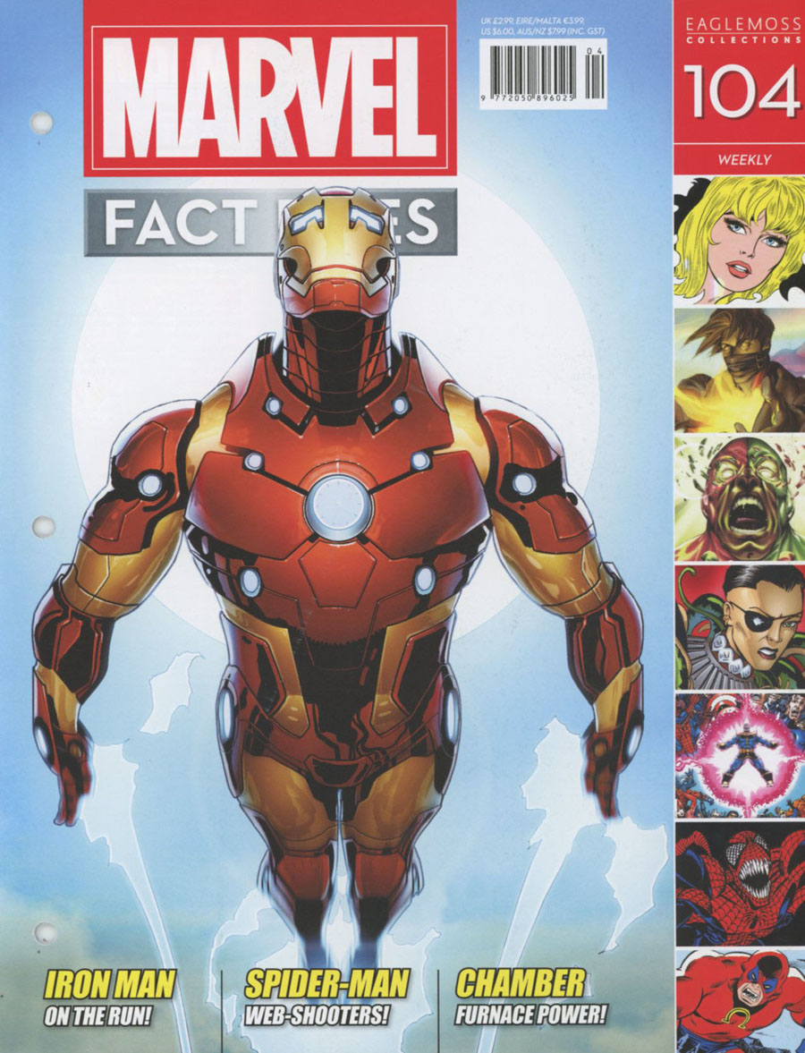 Marvel Fact Files #104 Iron Man Bleeding Edge