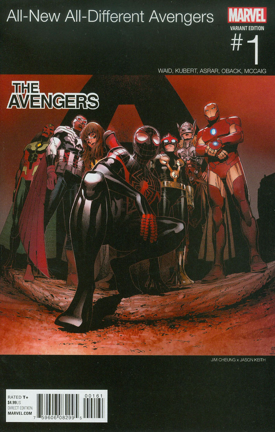 All-New All-Different Avengers #1 Cover B Variant Jim Cheung Marvel Hip-Hop Cover