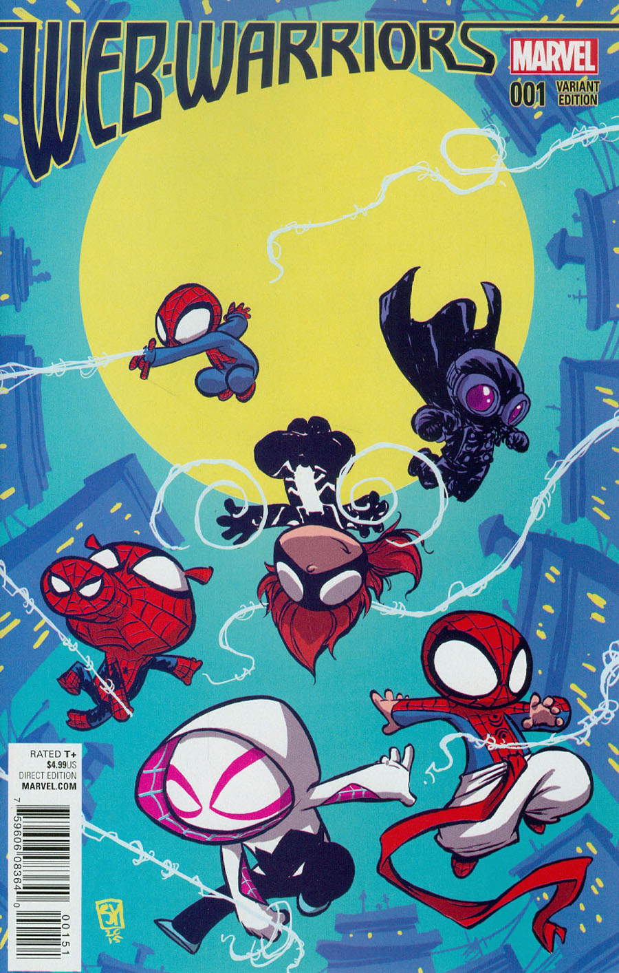 Web Warriors #1 Cover C Variant Skottie Young Baby Cover