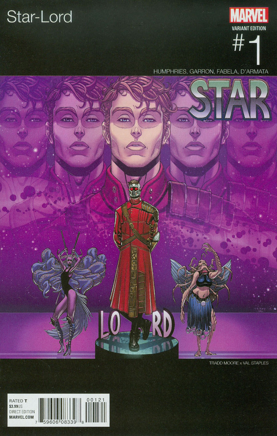 Star-Lord Vol 2 #1 Cover B Variant Tradd Moore Marvel Hip-Hop Cover