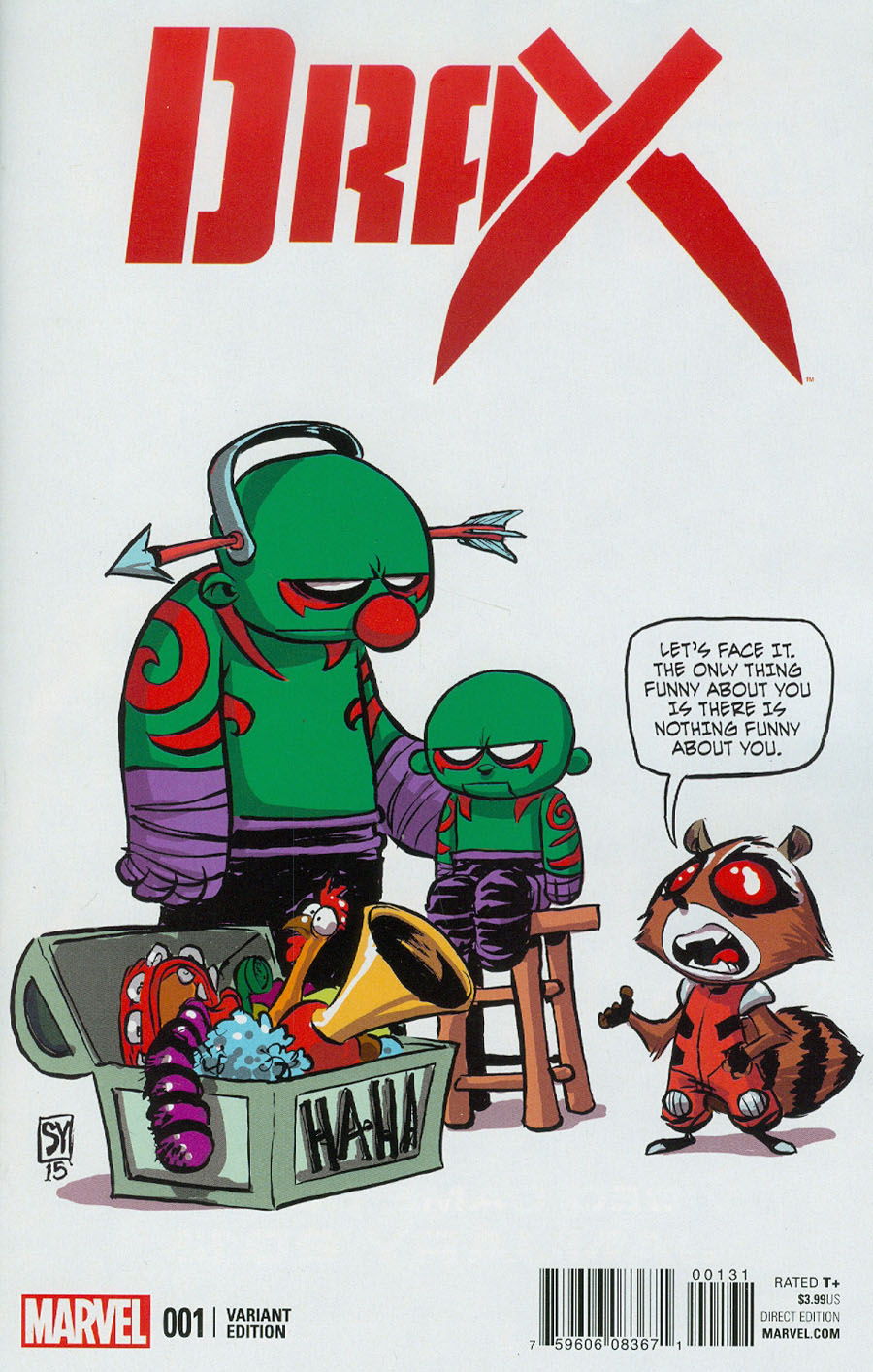 Drax #1 Cover C Variant Skottie Young Baby Cover