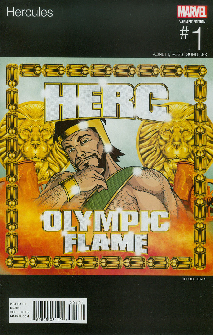 Hercules Vol 4 #1 Cover B Variant Theotis Jones Marvel Hip-Hop Cover