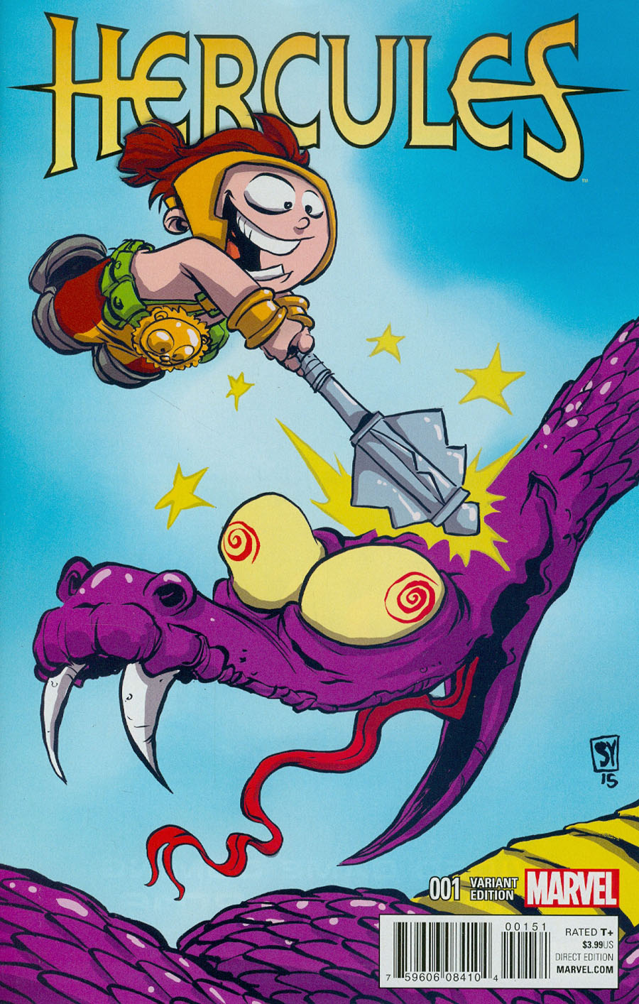 Hercules Vol 4 #1 Cover D Variant Skottie Young Baby Cover