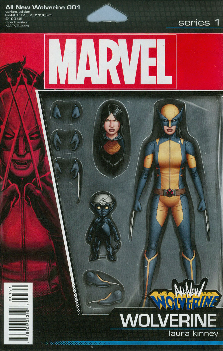 All-New Wolverine #1 Cover C Variant John Tyler Christopher Action Figure Cover