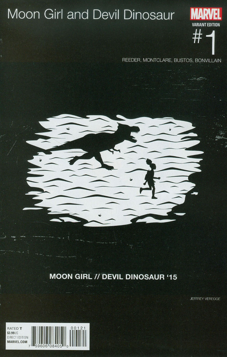 Moon Girl And Devil Dinosaur #1 Cover B Variant Jeffrey Veregge Marvel Hip-Hop Cover