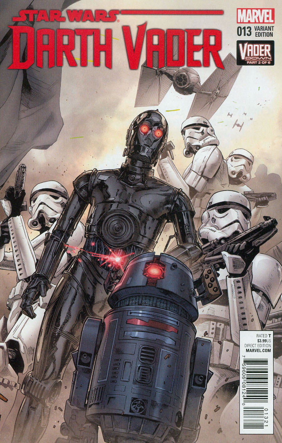 Darth Vader #13 Cover B Variant Connecting B Cover (Vader Down Part 2)