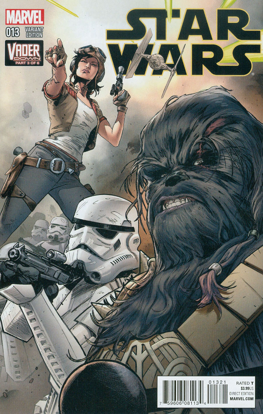 Star Wars Vol 4 #13 Cover B Variant Connecting C Cover (Vader Down Part 3)