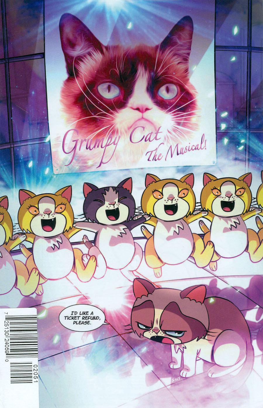 Grumpy Cat #2 Cover E Rare Steve Uy Virgin Cover
