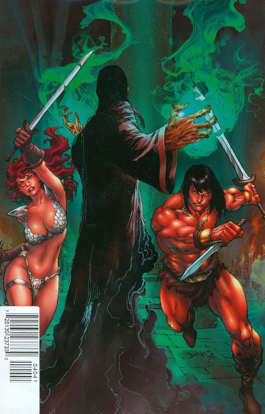 Red Sonja Conan #4 Cover D Rare Ed Benes Virgin Cover