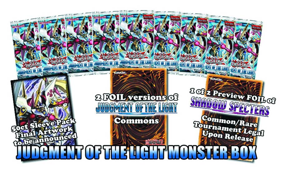 Yu-Gi-Oh Judgment Of The Light Deluxe Edition Case Of 8 Boxes