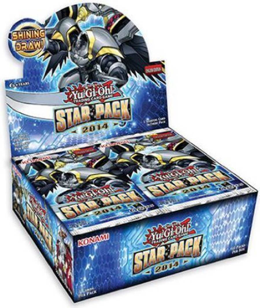 Yu-Gi-Oh Star Pack 2014 Display Of 50 Booster Packs