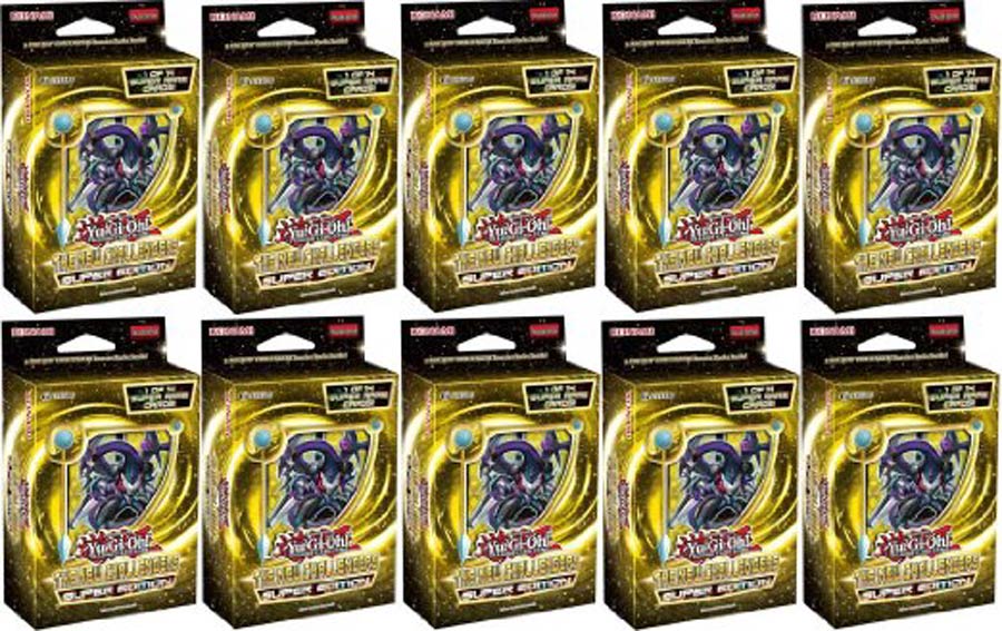 Yu-Gi-Oh The New Challengers Display Of 10 Super Edition Booster Boxes